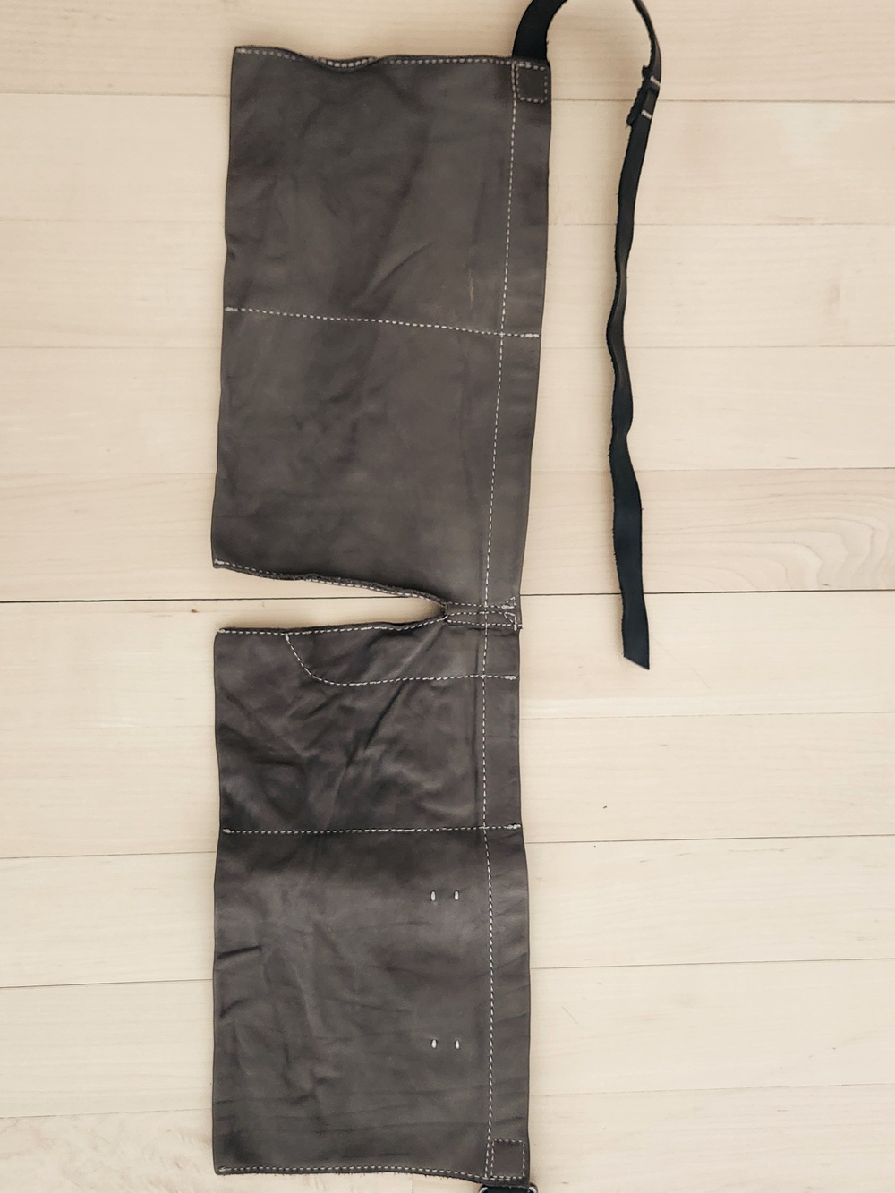 UMA WANG Brown Leather Bum Bag - Picture 8 of 11